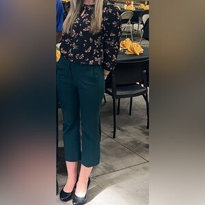 J Crew Dark Green Kelsey Pant